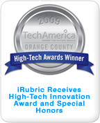 iRubric Receives High-Tech Innovation Award and Special Honors